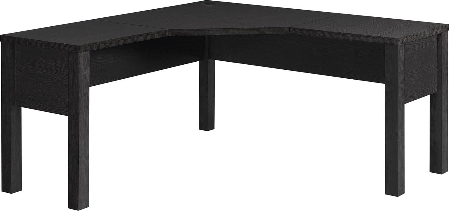 Ameriwood Home 9820096 Princeton LShaped Desk, Espresso