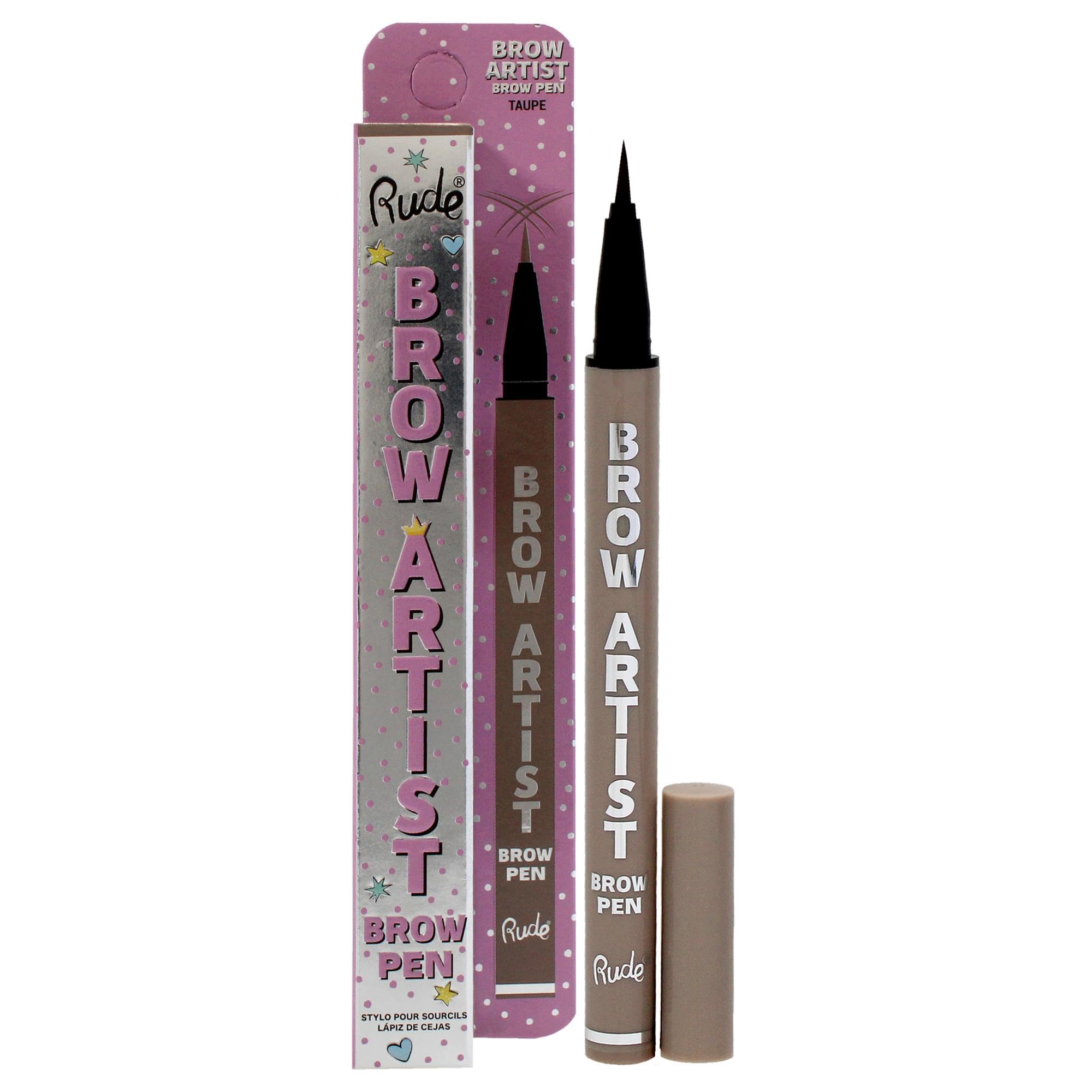 Rude Cosmetics Brow Pen - Taupe for Women - 0.018 oz Brow Pen