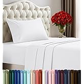 Utopia Bedding Twin XL Sheets - 3 Piece Bedding - Brushed Microfiber - Shrinkage and Fade Resistant - Easy Care (Twin Extra Long White)