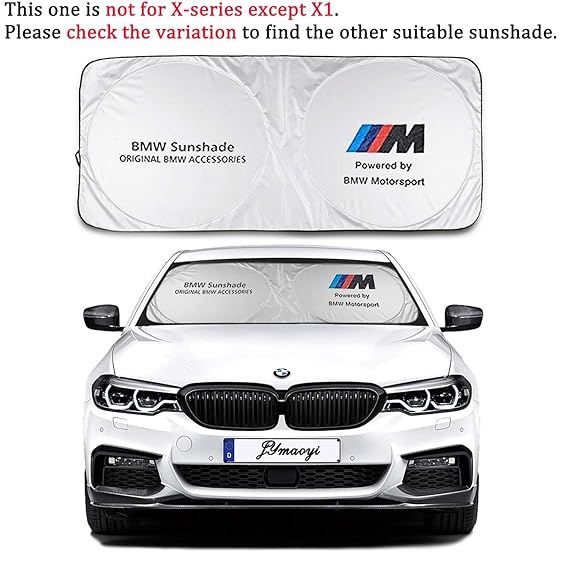 BMW Sunshade Windshield Visor Cover Car Window Sun Shade UV