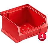 US Pro Tools Tragbarer Werkzeugkoffer mit 6 Schubladen, glänzend