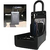 Caja de Seguridad para Llaves, Montaje en Pared Candado Caja Llaves Codigo de 4 Dígitos Combinación, Almacenamiento Seguro para Exterior, Casa, Coche, Garaje, Escuela [Grande Capacidad] (Negro): Amazon.es: Bricolaje y herramientas