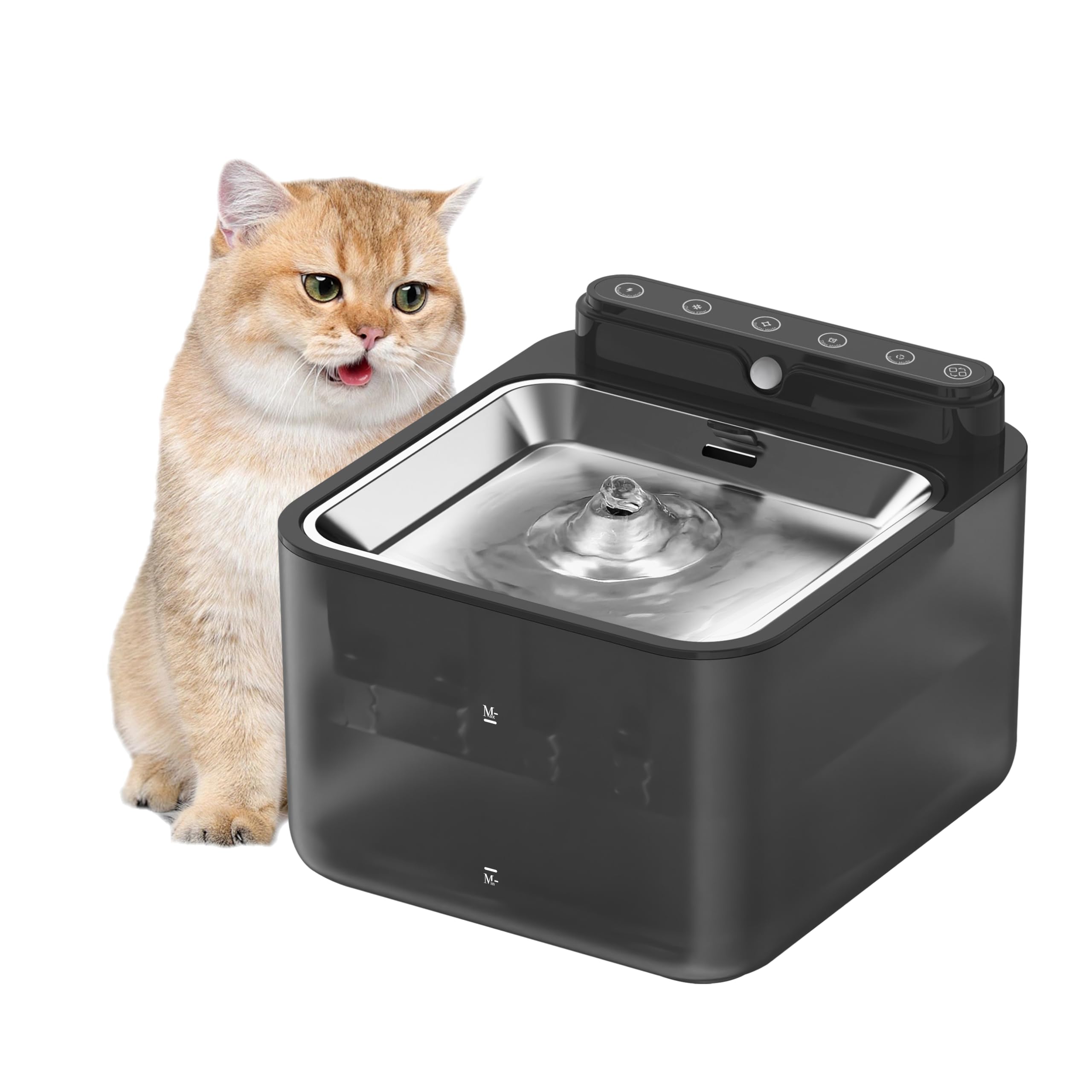 thumbnail image 2 of VKIISS Wireless Cat Water Fountain: 108oz/3.2L Autoatic Pet Water 2 of 10