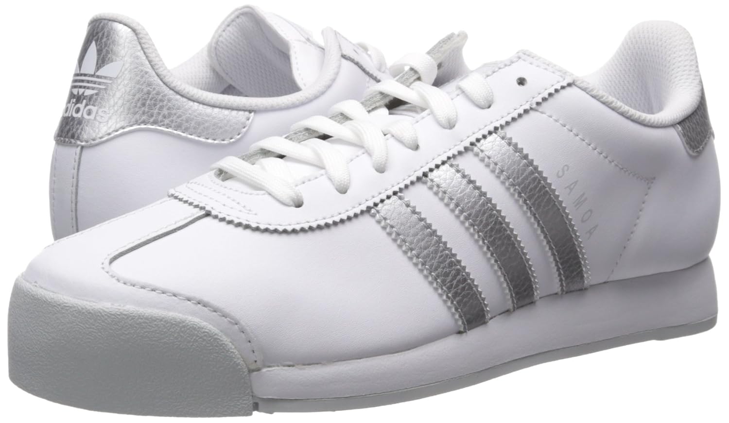 Adidas samoa white silver Clearance