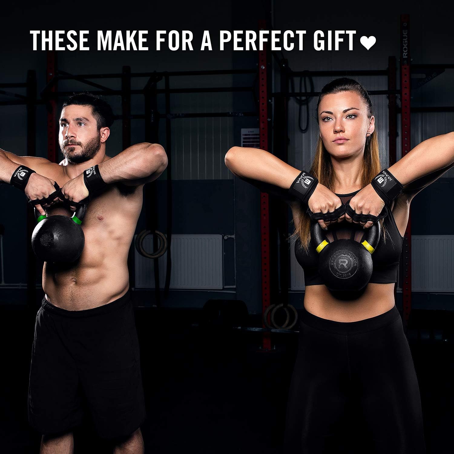 Mava Sports Ventilated Workout Gloves with Integrated Wrist Wraps and Full Palm Silicone Padding Extra Grip & No Calluses. Perfect for Weight Lifting, Powerlifting, Pull Ups, Cross Training, WODs : Sports & Outdoors