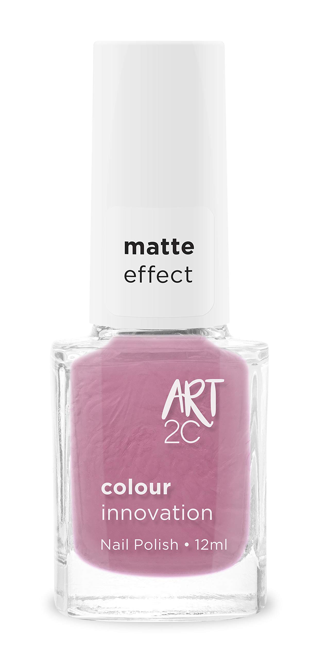 Art 2C Half Full Matte Effect Nail Polish - 11 Colours, 12 ml, Colour: MT51