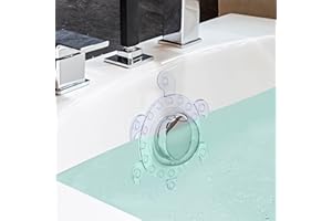HSGUS Bathtub Drain Cover – Bath Accessories for Women Bathtub Drain Cover Tub Stopper – Drain Tub Stopper - Adds Inches Water for Deeper Bath – Bathtub Accessories Tub Drain Cover. Grip 16 Suction Cups