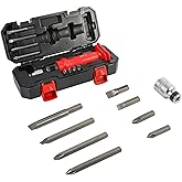ARES 18021-1/2-Inch Manual Reversible Impact Driver - Standard and Long Slotted 5/16 & 3/8 and Phillips #2 & #3 Bits - Diseng