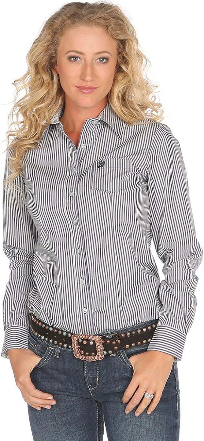 Light Blue Long Sleeve Shirt with Pocket - US$13.95 -YOINS