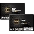 Silicon Power 2-Pack 512GB SSD 3D NAND A58 SLC Cache Performance Boost SATA III 2.5" 7mm (0.28") Internal Solid State Drive