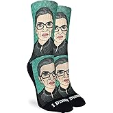 Good Luck Sock Men's Ruth Bader Ginsburg Socks, Adult