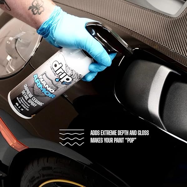 DRIP GRAPHENE CERAMIC DETAIL SPRAY KIT – AUTO, MARINE, AIRCRAFT, RV – PROTECT AND SHINE