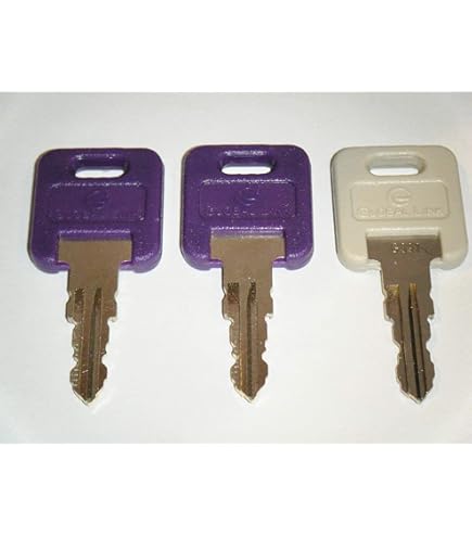 1 Pair (2 Keys) Global Link Precut Key To Code G376 RV Trailer Camper Keys