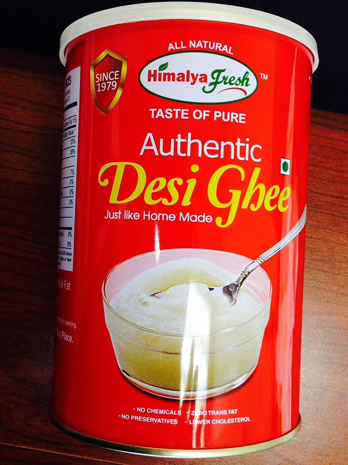 Himalya Fresh Grass Fed Ghee Butter (1 Liter (33.814 oz) Pasture Raised, Non-GMO, Lactose Free,Premium cultured ghee made with water buffalo milk, 65% lower in cholesterol (2 Cans)