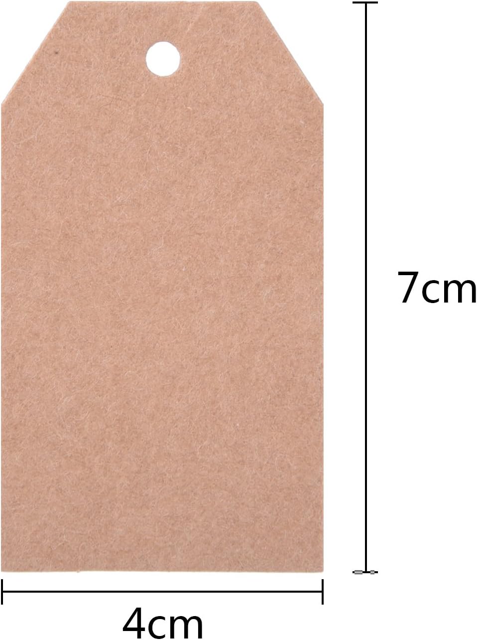 100 Pieces Kraft Paper Tags Blank Gift Tags Labels Craft Card Tag