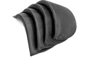 YEQIN Covered Set-in Shoulder Pads (2 Pair of Black)