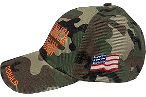 Trmp Hat for Men & Women – Make Beautiful America Great Once Again – Maaga Hat - Embroidered with American Flag