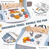 Giant bean Wooden Baby Push Walker Activity Center Car Traffic Theme view 2