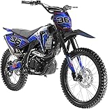 X-PRO 250cc Dirt Bike Pit Bike Gas Dirt Bikes Adult Dirt Pitbike 250cc Gas Dirt Pit Bike (Ocean)