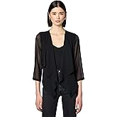 Calvin Klein Women's Chiffon Fly Front Shrug