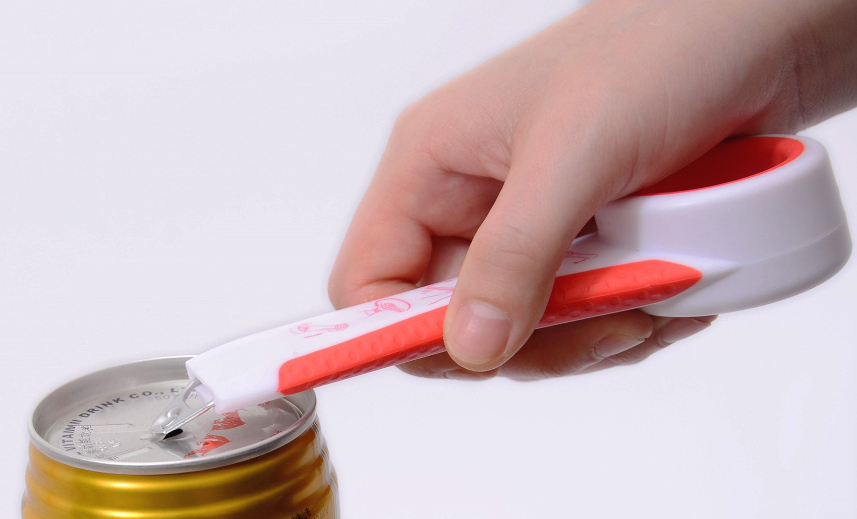 Can and Bottle Opener Jar Gripper Tool Help Screw Off Top Caps and Pull