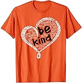 Unity Day Shirt Orange Anti Bullying Be Kind Heart Kindness T-Shirt