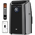 Dreo Portable Air Conditioners, 12000 BTU AC Unit for Bedroom with Drainage-Free Cooling, 3-in-1 with Fan & Dehumidifier, Touch/APP/Voice/Remote, 24h Timer, Smart Floor AC for Room Indoors, AC515S