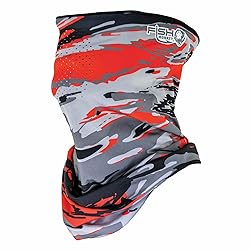 Fish Monkey Performance Face Guards Voodoo Swamp Red