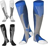 Gcbiger Compression Socks 3 Pairs 20-30 mmHg Women Men Medical Stockings