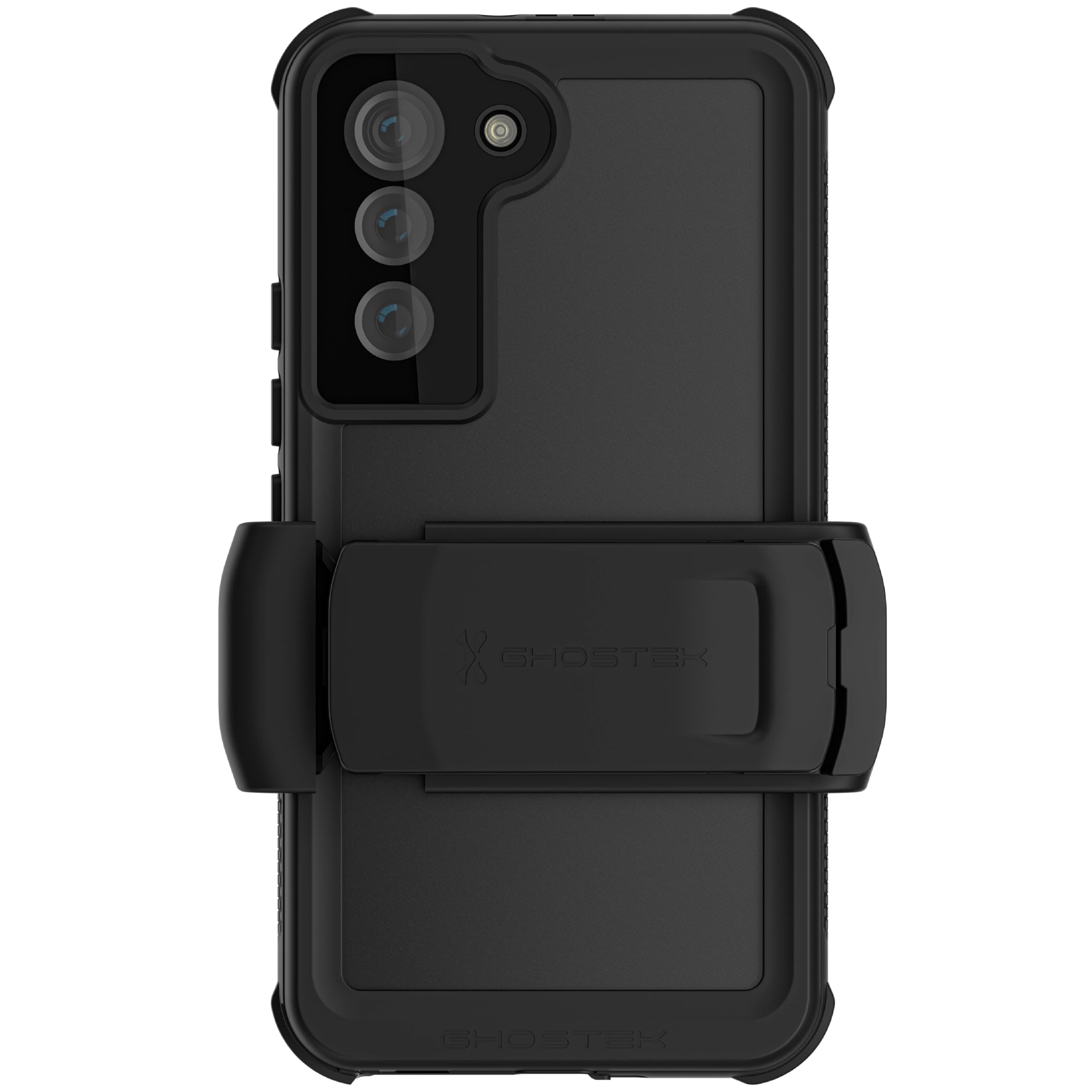Photo 1 of Ghostek Nautical Galaxy S22 Case Waterproof with Screen Camera Protector, Belt Clip Holster Heavy Duty Protective Full Body Hard Phone Covers Designed for 2022 Galaxy S22 5G (6.1 inch) (Clear)