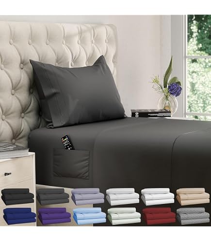 Amazon.com: DREAMCARE Twin Sheets - 3 pcs Breathable Cooling Bed
