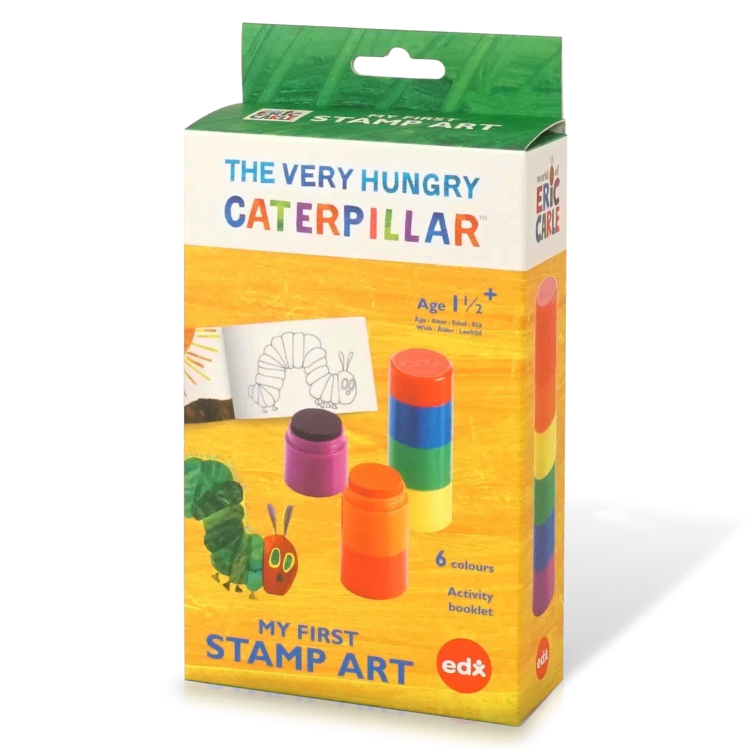 The Very Hungry Caterpillar My First Stamp Art by EDX Education | Toddler Stamps & Stampers for Kids | Early Creative Play & Fine Motor Skills | Ages 18m+