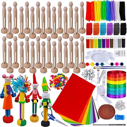 wooden clothespin dolls