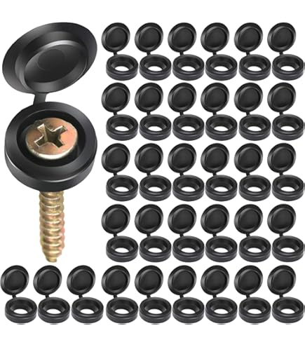 HILLMAN® 59050-L White Nylon Hinged Screw Cover At Sutherlands