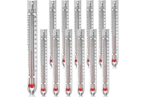 Cenroelon Dual-Scale, V Shaped 24 Pcs Mercury-Free Science Thermometers for Student School Supplies, Lab Thermometer