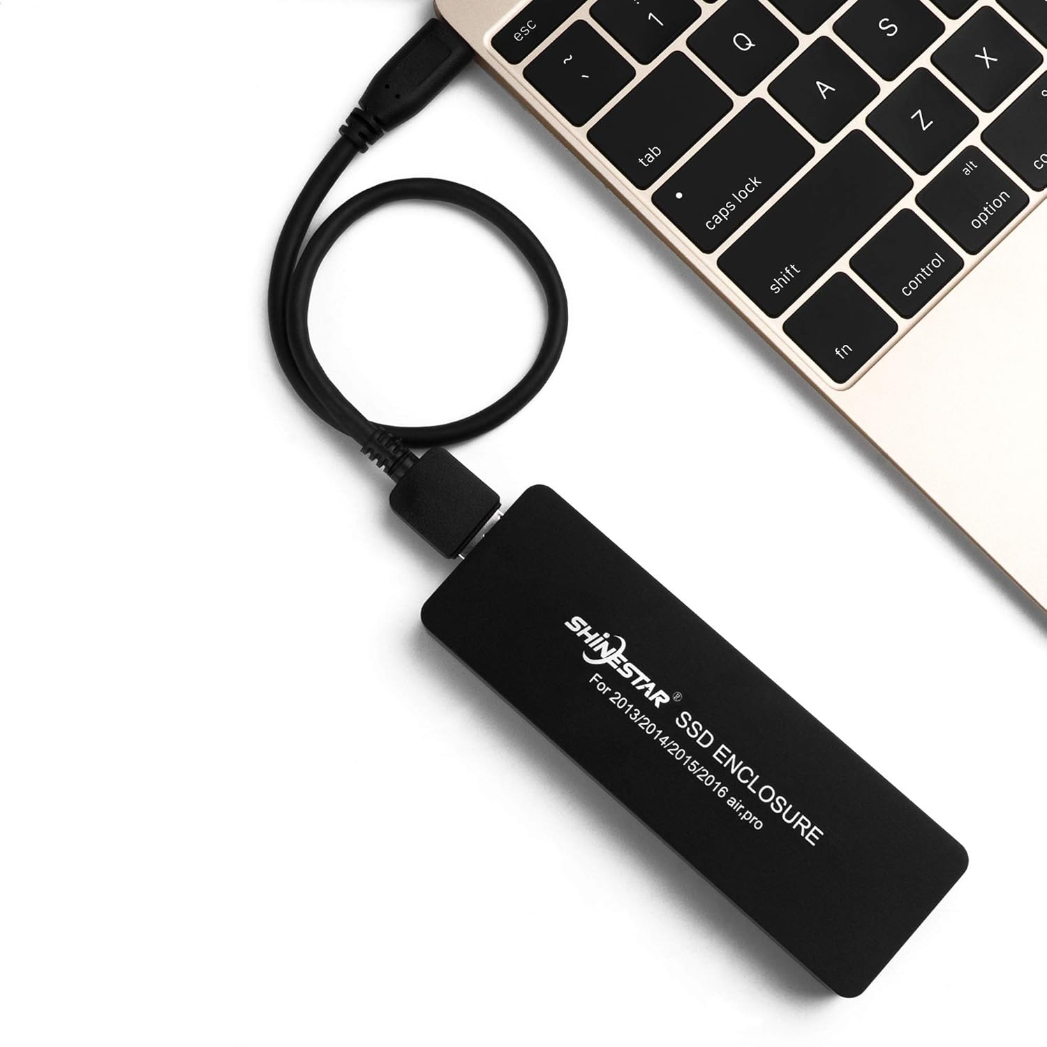 Shinestar Pcie Ssd Enclosure For 13 14 15 16 17 Macbook Air Pro Retina 12 16 Pin Usb 3 0 To Pcie Ssd Adapter With Case For A1398 A1465 A1466 A1502 Ssd Hard Drive Enclosures Computers Accessories