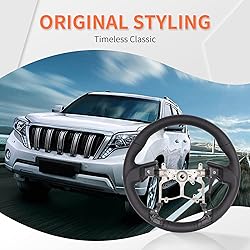 Black Full Leather Replacement Steering Wheel with