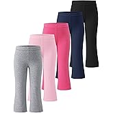 Witwot Toddler Girl Flare Pants Baby Girls Cotton Leggings Bell Bottoms Clothes Size 18M-5T