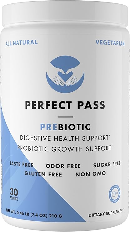 Perfect Pass Prebiotic Phgg Partially Hydrolyzed Guar Gum 210g Powder 100 Natural Gluten Free Non Gmo Certified Kosher Vegetarian Sugar Free Health Personal Care Amazon Com