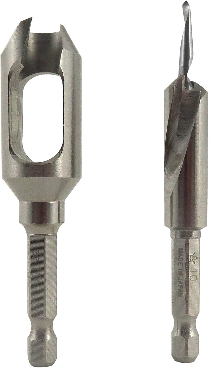 WoodOwl 58S15 Plug Cutter/Countersink Set 4 mm (5/32 WoodOwl 58S15 Plug Cutter/Countersink Set 4 mm (5/32