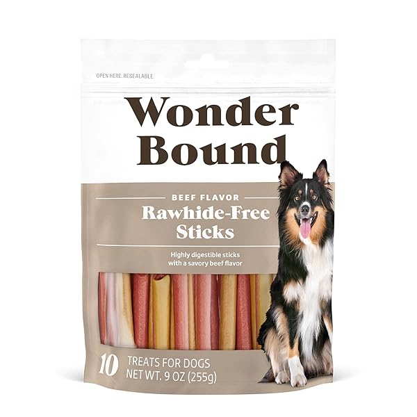 WONDER BOUND BEEF FLAVOR DOG TREAT STICKS –...