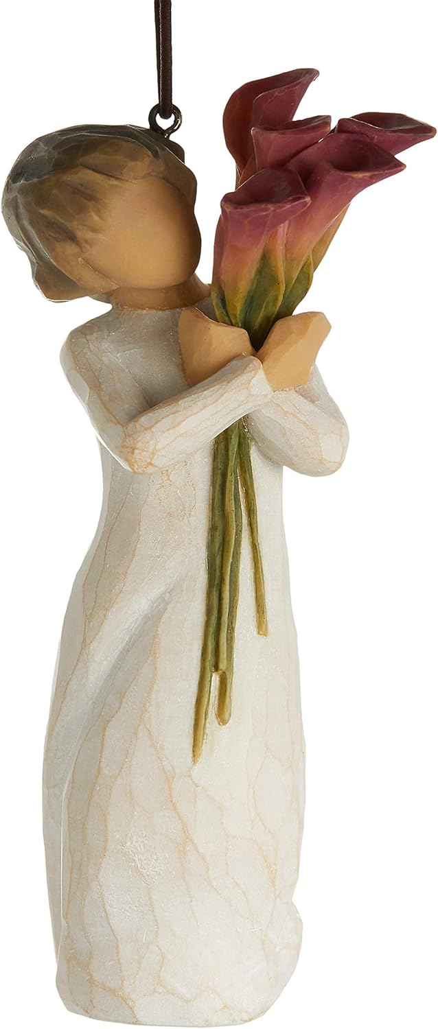 Willow Tree Bloom Ornament, Sculpted HandPainted Figure