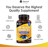 New Leaf Eye Health Complex Lutein Zeaxanthin ZincUK Made 120Caps view 4
