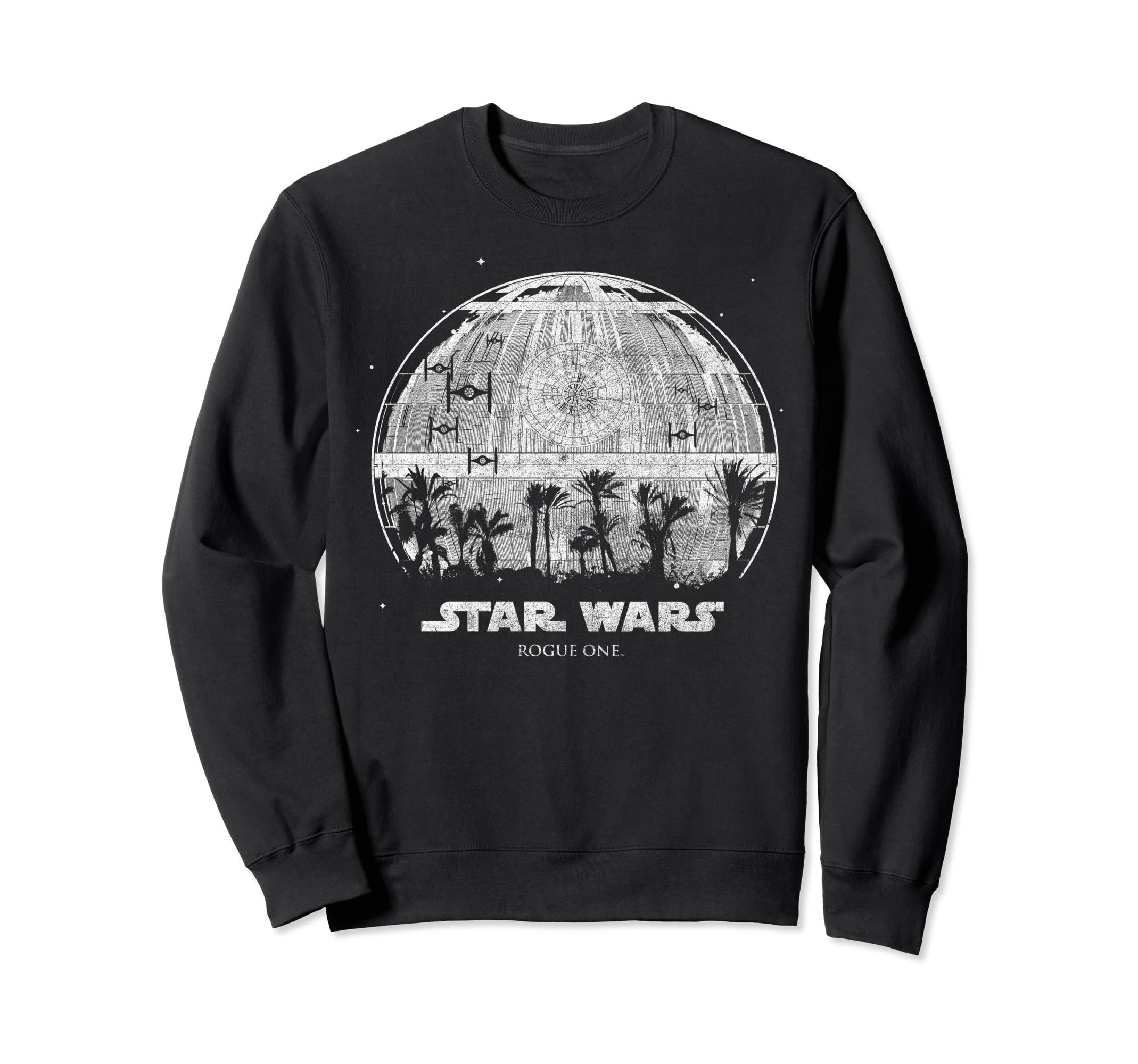 Star Wars Rogue One Palm Tree Death Star Sweatshirt