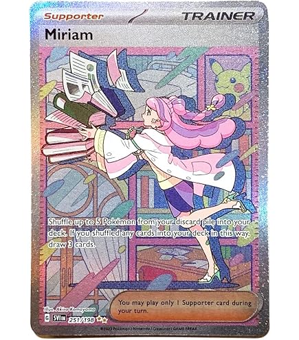 miriam pokemon card 238/198 Pokmon TCG Miriam Scarlet & Violet Base Set 238/198 Holo Ultra Rare
