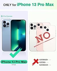 TUCCH Case for iPhone 13 Pro Max Wallet Case, RFID