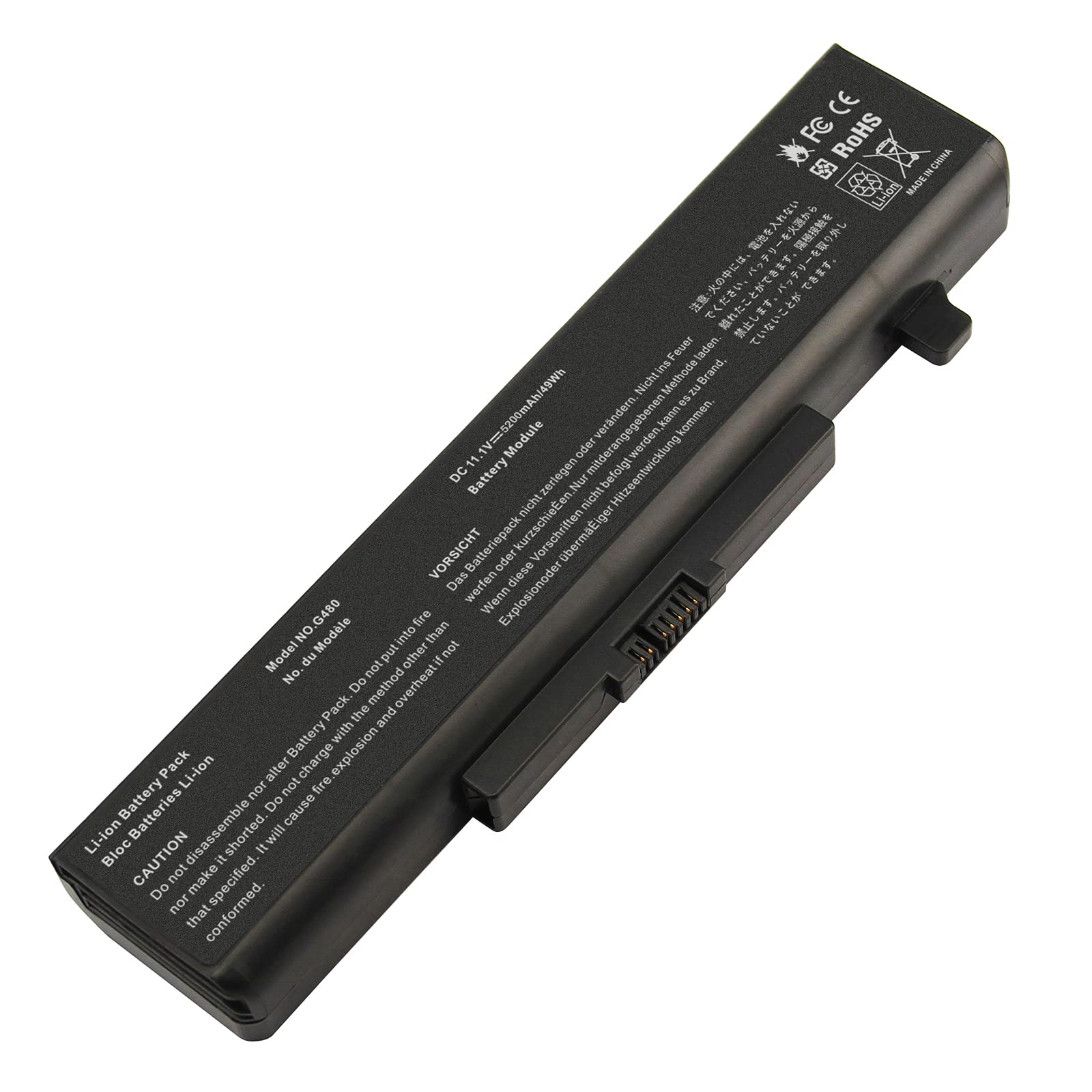 ARyee Y480 Battery Compatible with Lenovo G480 G485 G500 G505 G510 G580 Y480 Y480A Y485 Y580 Y585 Series; Not Compatible with B590 E430 E530 E540