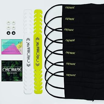 Oromask OZONE Cotton Mask 4 Layers Protection Breathable Ultra soft cord elastic Reusable &