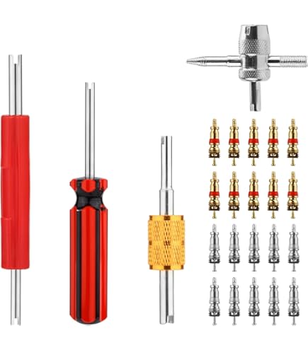Kit De Réparation De Valve De Pneu, Kit D'outils De Valve De Pneu à