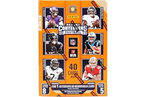GENERIC 2024 Panini Contenders Football Trading Card Blaster Box (1 One Autograph or Memorabilia Card Per Box)